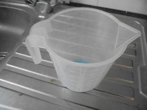 Measuring Jug - Please record flow in litres per minute.