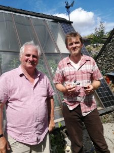 Alan Wright and Mark Kidd at Sunny Orchard Farm 19th July 2021