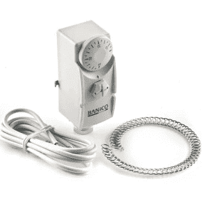 Fit thermostat to radiator that does get hot.